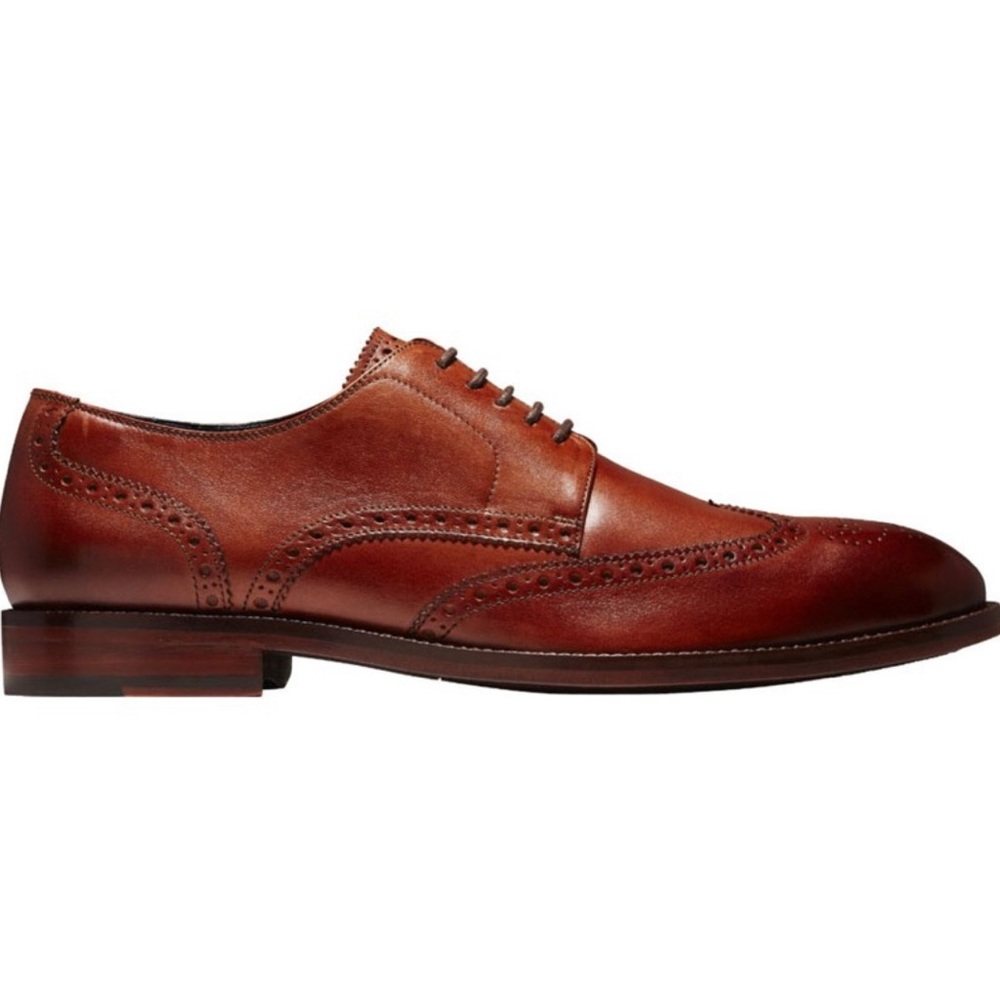 Cole Haan Mens Hrsn Gr 2 Blr Wng Oxford in British Tan Size 8.5 Worn once
